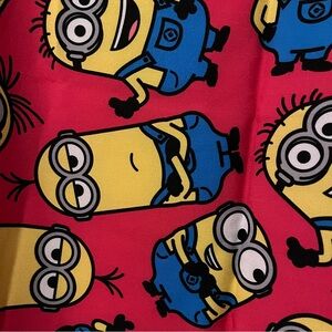 Minions upcycled 100 poly fabric 36x60